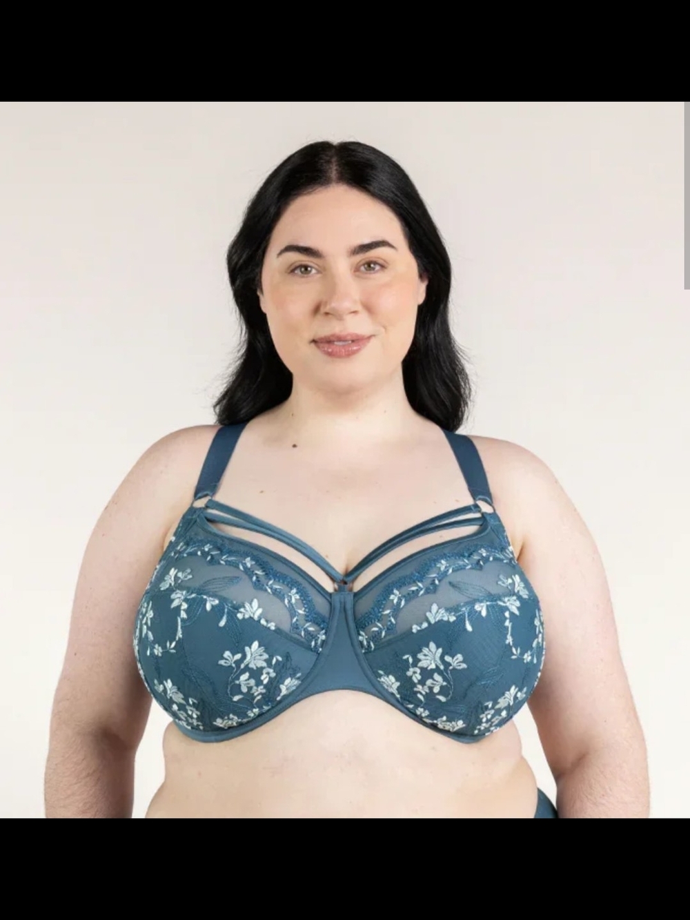Tasha FlexWire Plunge Bra, Teal